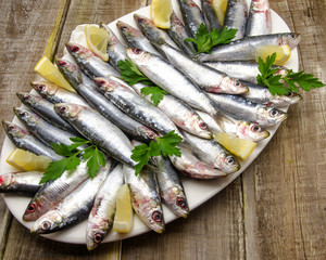 Wall Mural - Sardinas frescas