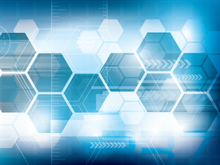 Wall Mural - Abstract technology background