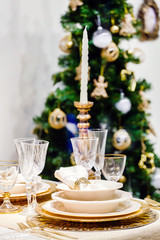 Wall Mural - Christmas table