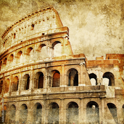 Fototapeta Colosseum - great italian landmarks series