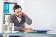© WavebreakMediaMicro - Frowning handsome businessman having neck pain