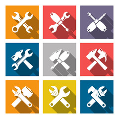 Set icons of tools