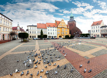 Liberty Square In Bialogard, Poland.