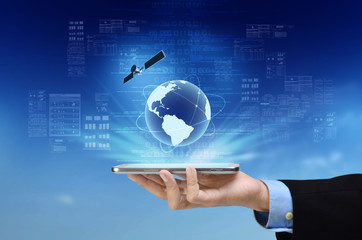 Wall Mural - internet smart phone concept