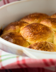 Wall Mural - Buns made with sweet yeast dough