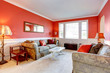© Iriana Shiyan - Elegant living room interior in red color