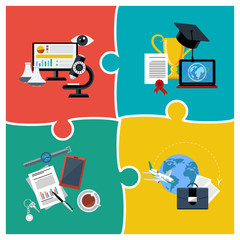 Online education, science and business
