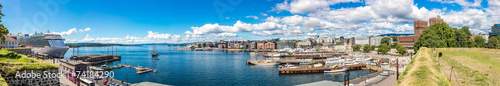 Oslo skyline and harbor. Norway Wallpaper Mural