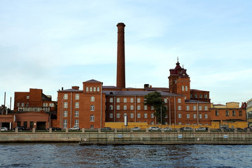 St. Petersburg, the old factory buildings