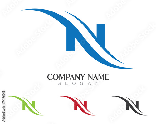 N Logo Template 2 Buy This Stock Vector And Explore Similar Vectors At Adobe Stock Adobe Stock