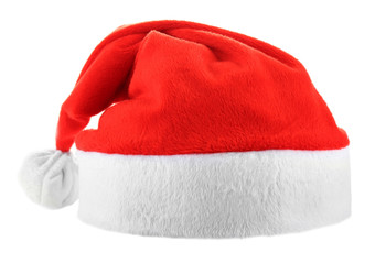 Santa hat isolated on white