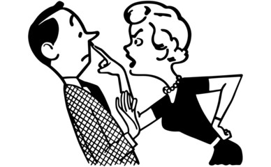 Woman Scolding Husband