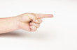 © PhotoAleks - Hand pointing direction