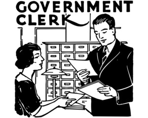 Sticker - Government Clerk