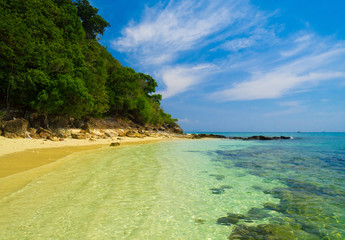 Poster - White Sand Heavenly Blue