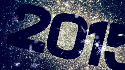 Poster - 2015 with exploding fireworks