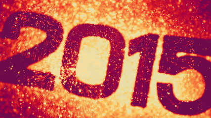 Poster - 2015 with exploding fireworks