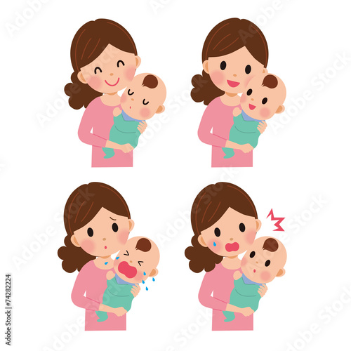 親子 母子 表情 イラスト Stock Vector Adobe Stock 親子 母子 表情 イラスト Stock Vector Adobe Stock