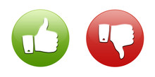 Thumbs Up And Down Button