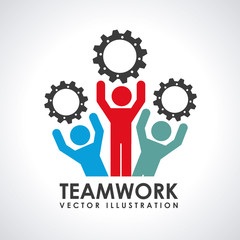 Canvas Print - teamwork design