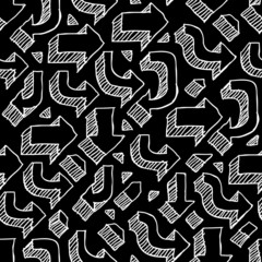 Aufkleber - Arrows Seamless Pattern