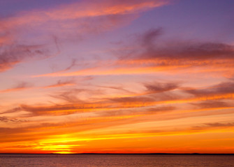 Poster - Setting Sun Evening Scene