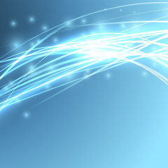 Wall Mural - Bright speed sparkle abstract wire background
