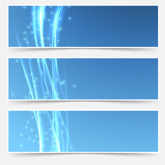 bright swoosh smooth wave web header collection