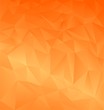 Orange abstract polygonal background