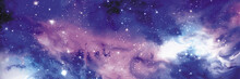 Cosmos Banner With Stars