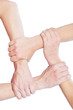 © Catalin Pop - Team concept using joined hands.