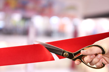 Grand Opening, Cutting Red Ribbon