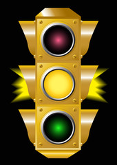 Wall Mural - Traffic light