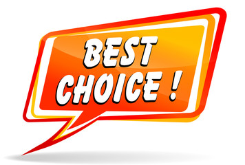 Wall Mural - best choice speech