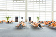 © zhu difeng - modern airport waiting hall interior