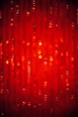 Poster - Abstract christmas lights on background