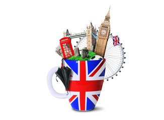 Wall Mural - Britain cup