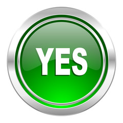 Poster - yes icon, green button