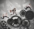 © alphaspirit - Business people difficult career