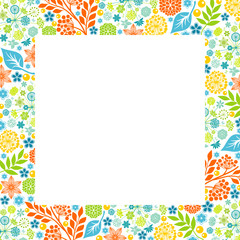 Sticker - Floral frame