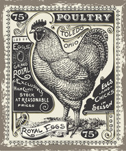 Vintage Poultry And Eggs Advertising Page Vector
