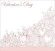 Vector background patterns, Valentine's Day
