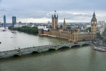 Palace Of Westminster - Aerial View