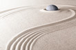 © kikkerdirk - zen stone and sand garden