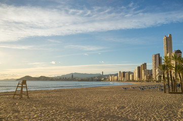 Wall Mural - Benidorm beach