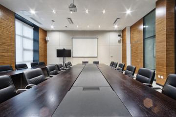 Sticker - modern office meeting room interior and decoration