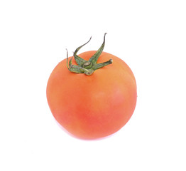 Canvas Print - Tomato with white background