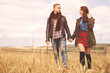 © arthurhidden - Landscape portrait of young beautiful stylish couple sensual and