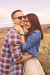 © arthurhidden - Landscape portrait of young beautiful stylish couple sensual and