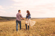 © arthurhidden - Landscape portrait of young beautiful stylish couple sensual and
